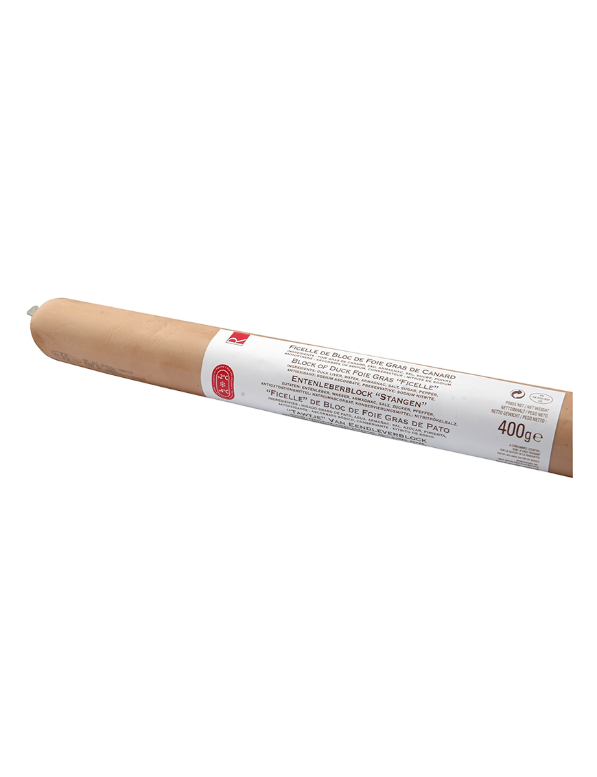 FOIE ROUGIE FICELLES/BLOC/FOIE PZA/400 GR