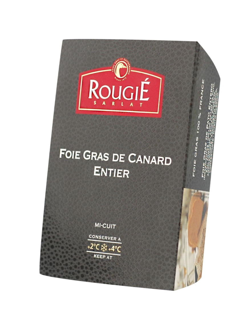 FOIE ROUGIE ENTERO NATURAL MI CUIT TARRINA/500 GR