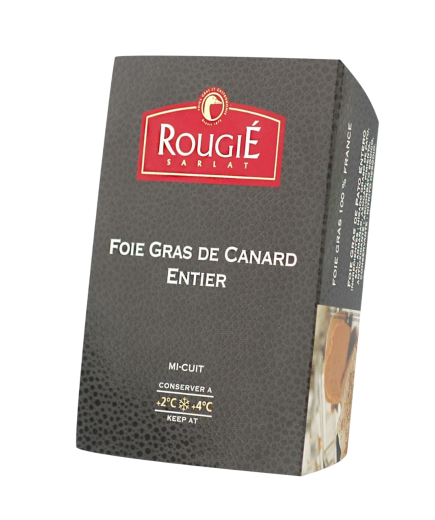 FOIE ROUGIE ENTERO NATURAL MI CUIT TARRINA/500 GR