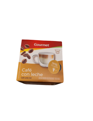 CAFE GOURMET CON LECHE COMPATIBLE DOLCE E/16 UD