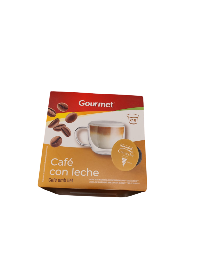 CAFE GOURMET CON LECHE COMPATIBLE DOLCE E/16 UD