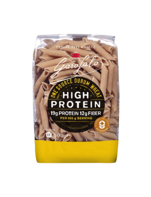 MACARRONES PENNE RIGATE PROTEIN GAROFALO B/500GR