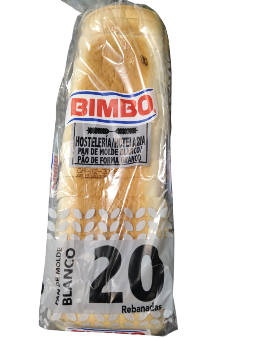 PAN BIMBO HOSTELERIA GRUESA 20.REBANADA 1 KG