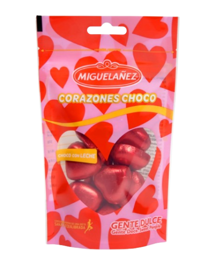 MIGUELAÑEZ CORAZON CHOCO DOYPACK B/90 GR