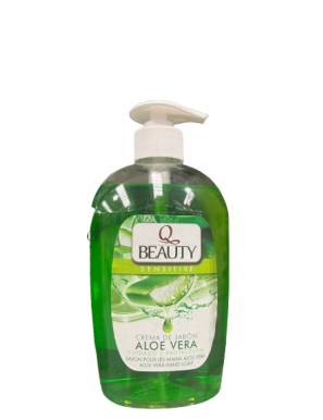 JABON MANOS LIQUIDO Q BEAUTY ALOE VERA DF/500