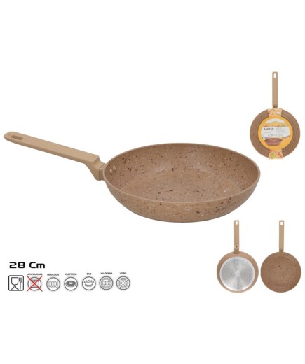 SARTEN ALUMINIO EFECTO ZAMBREA 28CM X UD