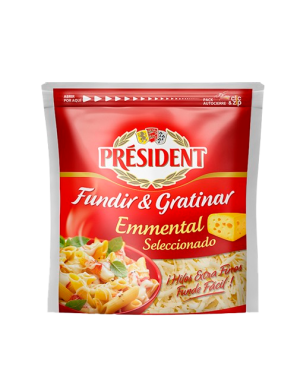 QUESO RALLADO EMMENTAL PRESIDENT 150GR