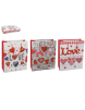 BOLSA REGALOS SAN VALENTIN 18X10X23CM X UD
