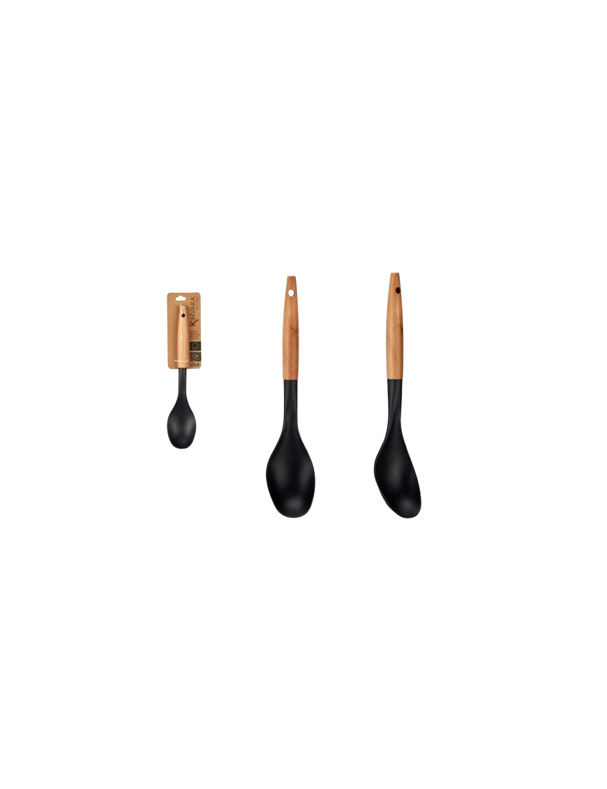 CUCHARA COCINA KINVARA MANGO MADERA UNIDAD
