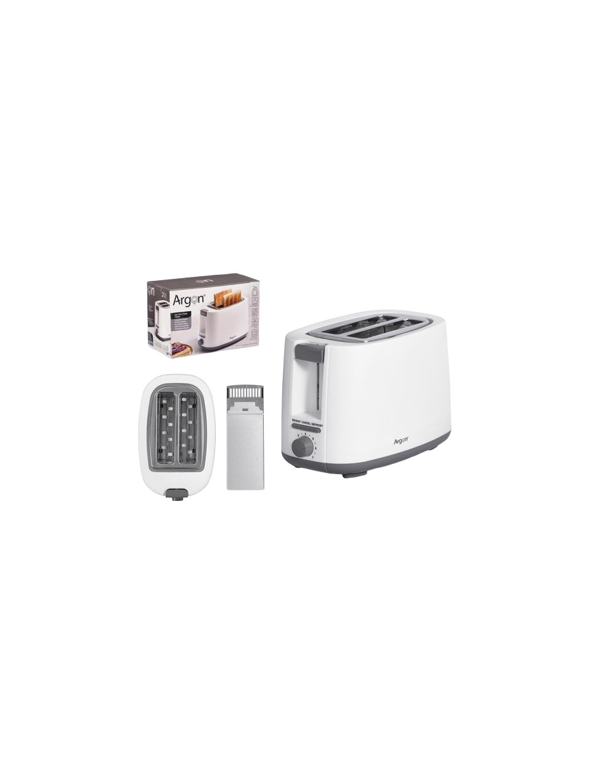TOSTADOR DOBLE BLANCO ARGON 750W UNIDAD