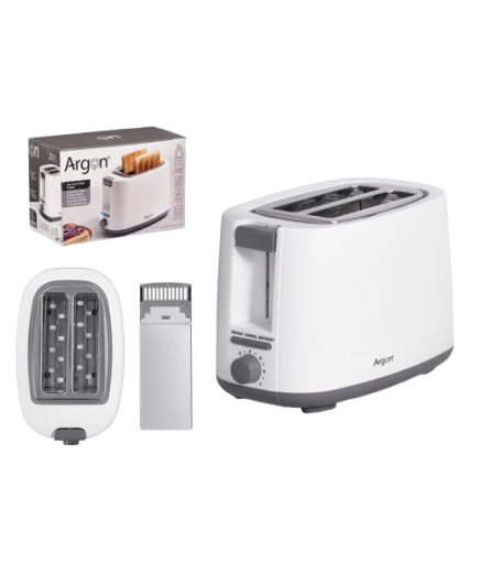 TOSTADOR DOBLE BLANCO ARGON 750W UNIDAD