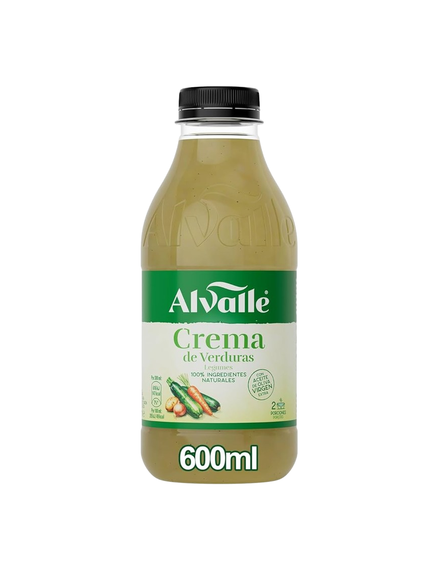 CREMA DE VERDURAS ALVALLE PET 600 ML