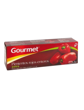 PTOS. ROJOS PRIMERA GOURMET LATA 60GR PACK-3 UD