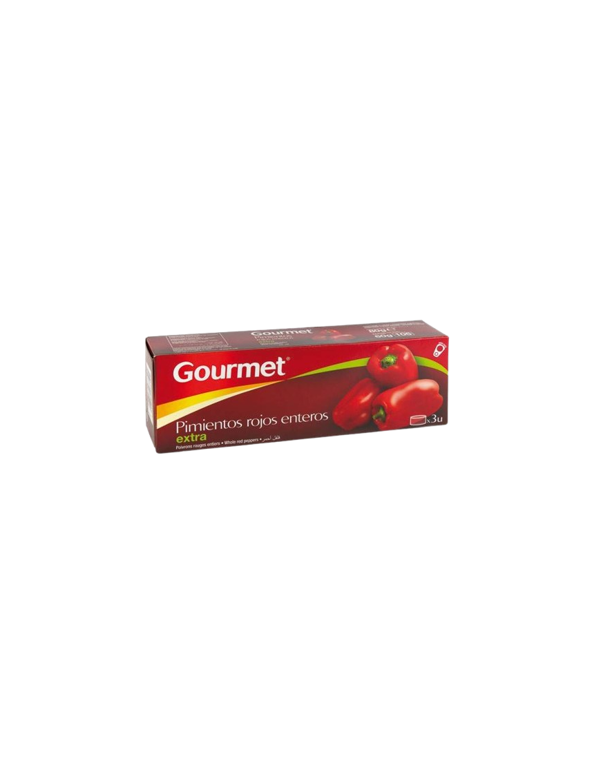 PTOS. ROJOS PRIMERA GOURMET LATA 60GR PACK-3 UD