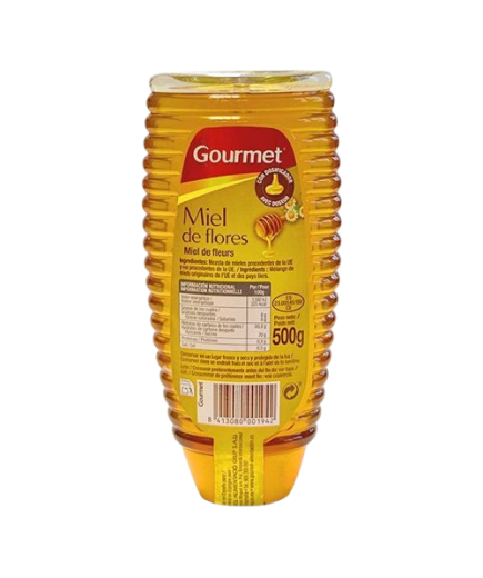 MIEL GOURMET FLORES ANTIGOTEO B/500 GR
