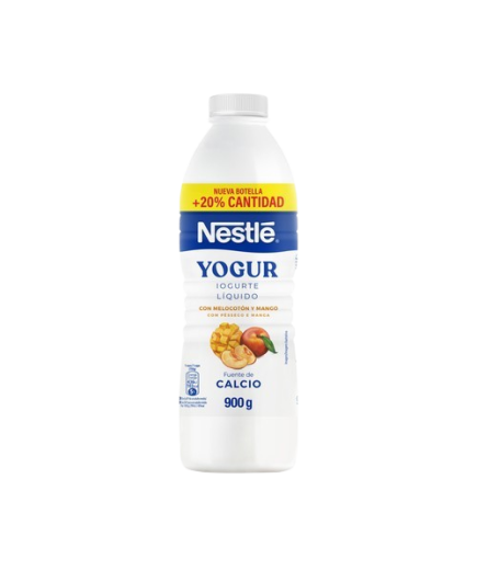 NESTLE YOGUR LIQUIDO MANGO Y MELOCOTON B/900G