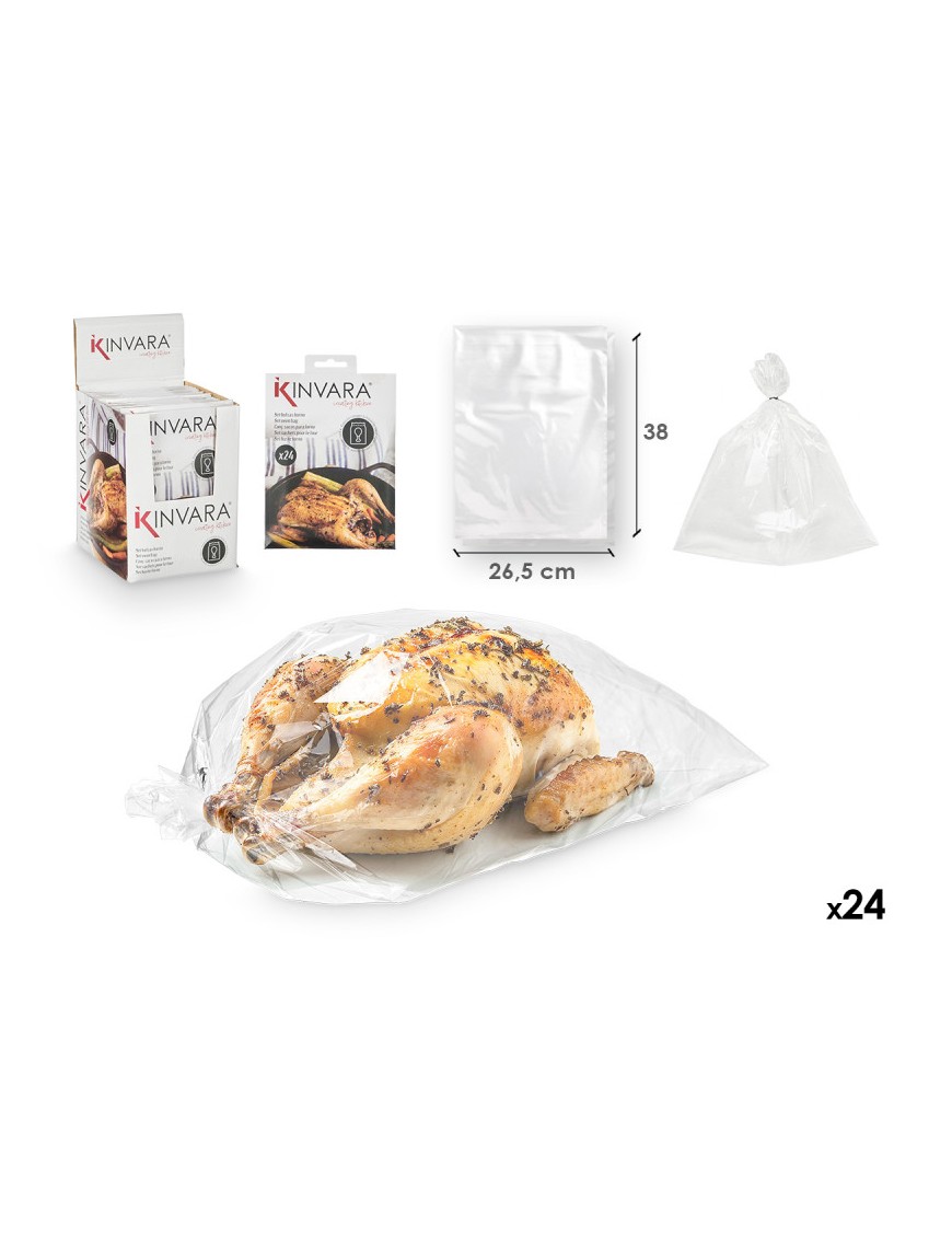 BOLSA HORNO KINVARA 22X15CM P/24 UD