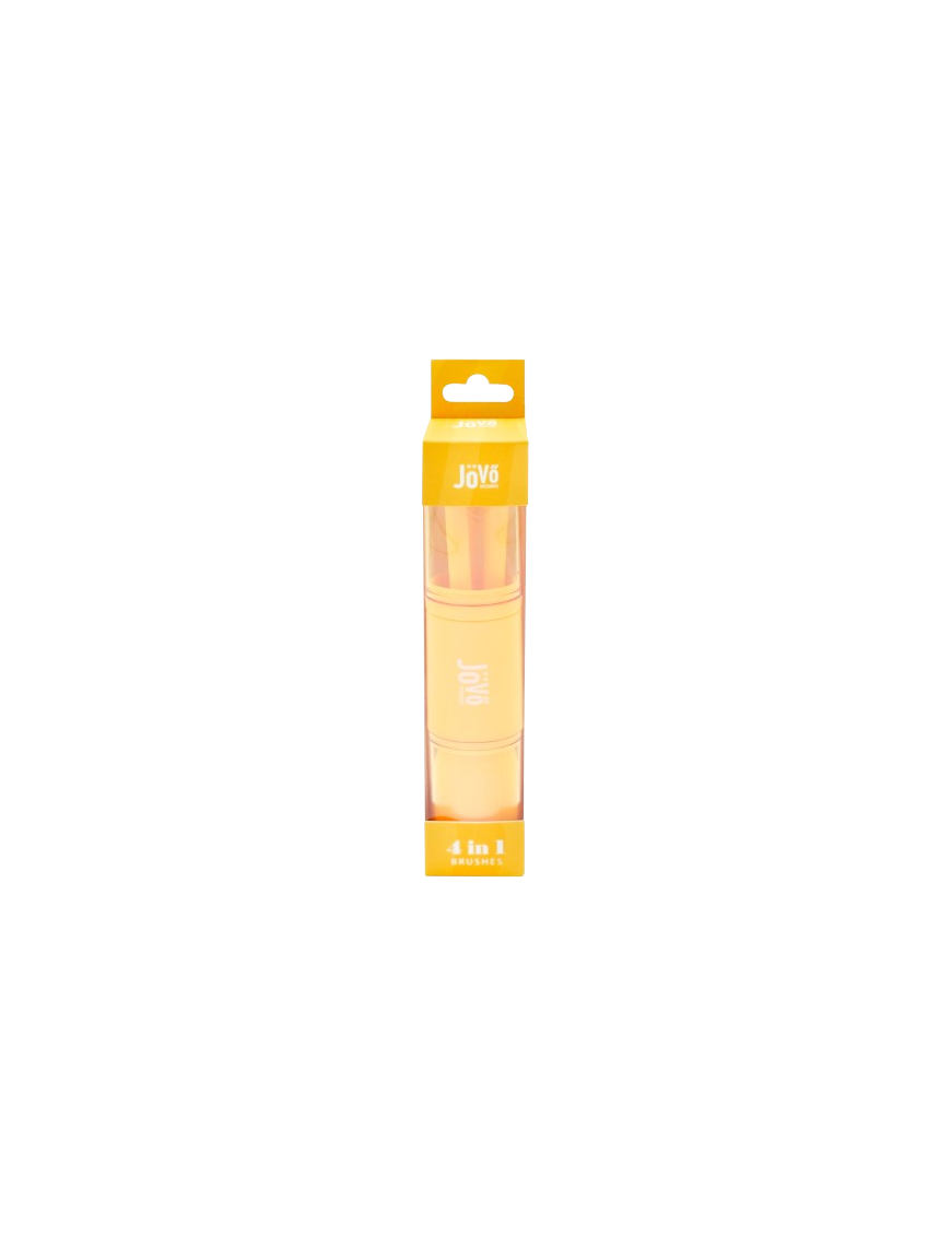 JOVO SET BROCHAS VIAJE 4 EN 1 PACK-4 UD