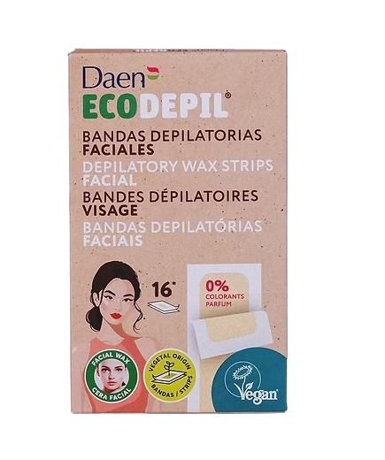DEPILATORIO DAEN BANDAS FACIALES P/20UD