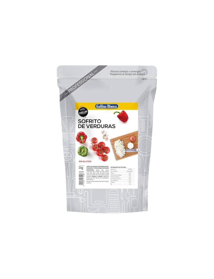 SOFRITO DE VERDURAS GALLINA BLANCA P/1KG.