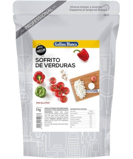 SOFRITO DE VERDURAS GALLINA BLANCA P/1KG.