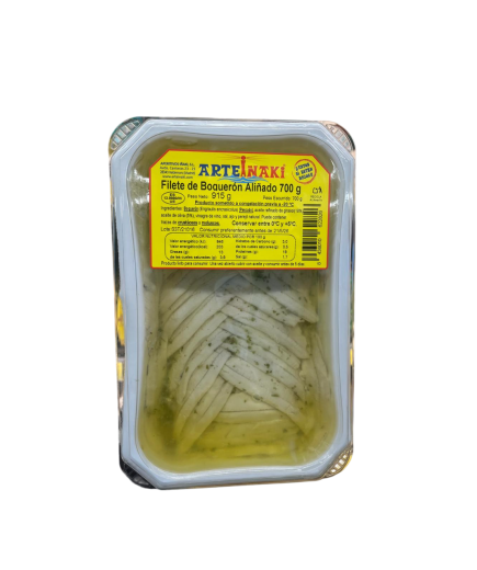 BOQUERONES ALIÑ. AC/OLI.ARTEIÑAKI PESO ESC. 700GR