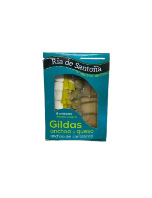 GILDA MIXTA ANCHOA Y QUESO SANTOÑA B/6UD