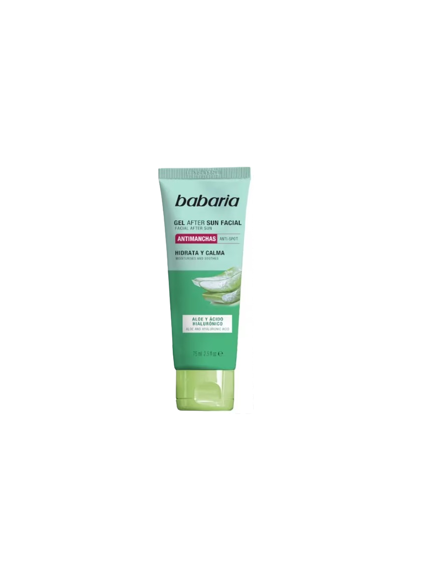 SOL AFTERSUN BABARIA FACIAL GEL ALOE  B/75ML.
