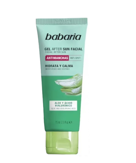 SOL AFTERSUN BABARIA FACIAL GEL ALOE  B/75ML.
