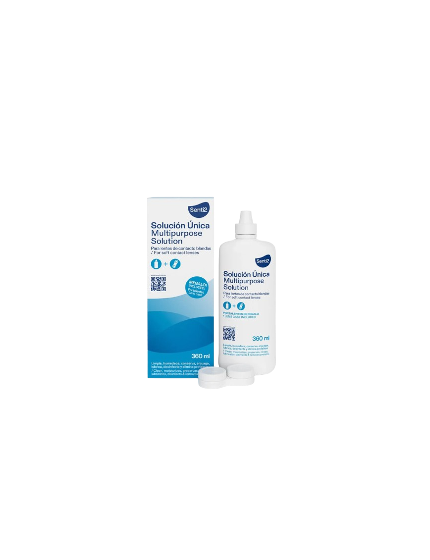 LIQUIDO LENTILLAS SENTI2 SOLUCION UNICA B/360ML
