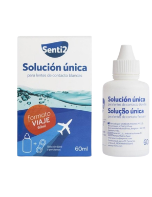 LIQUIDO LENTILLAS SENTI2 SOLUCION UNICA B/60ML
