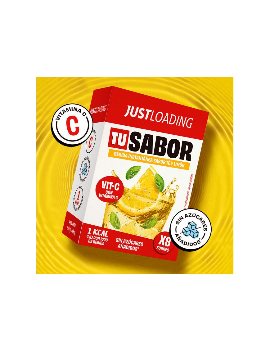 JUST LOAD SABORIZANTE TE Y LIMON EST/8UD