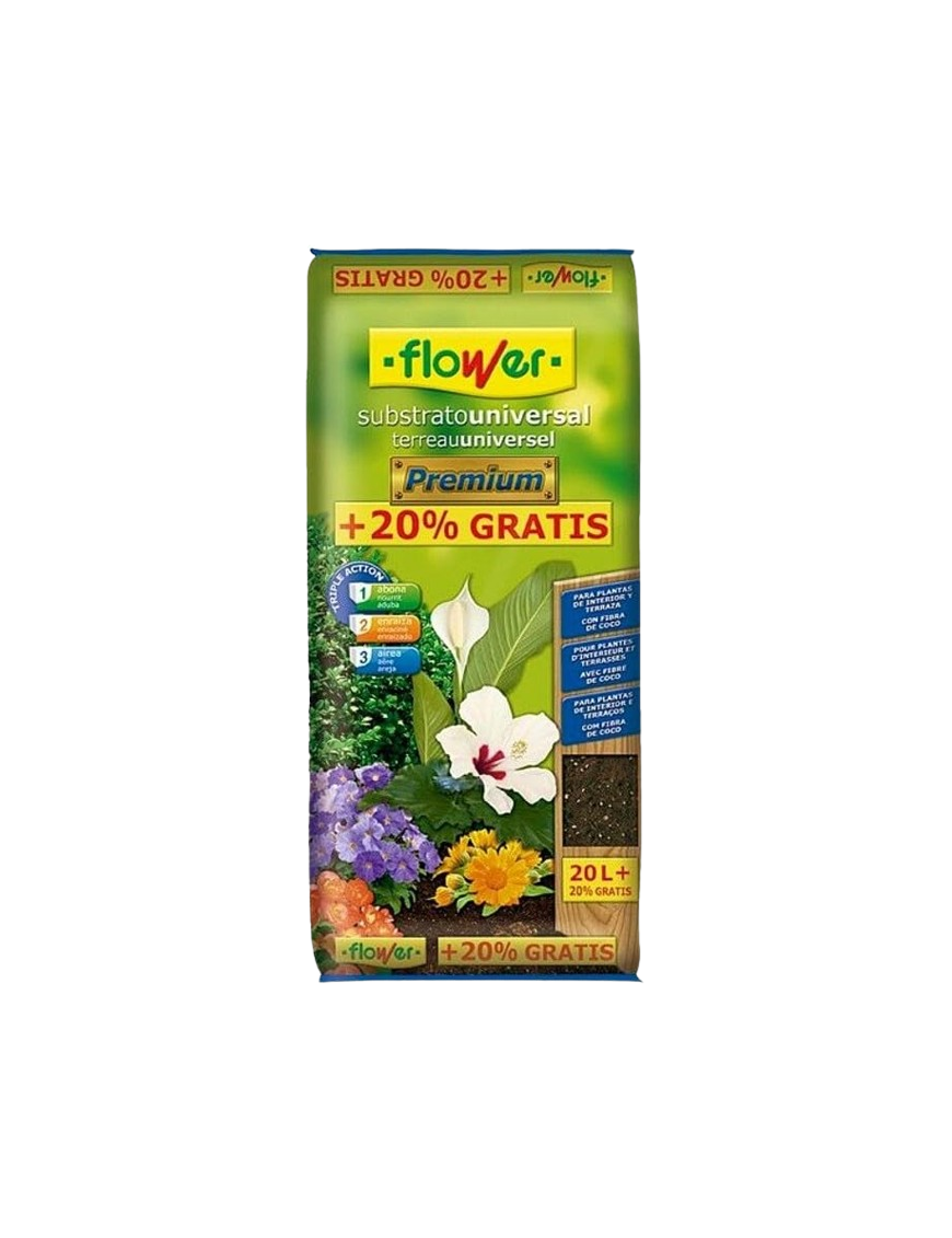 JARDIN SUSTRATO PREMIUM FLOWER SACO/40L+20%