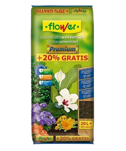 JARDIN SUSTRATO PREMIUM FLOWER SACO/40L+20%