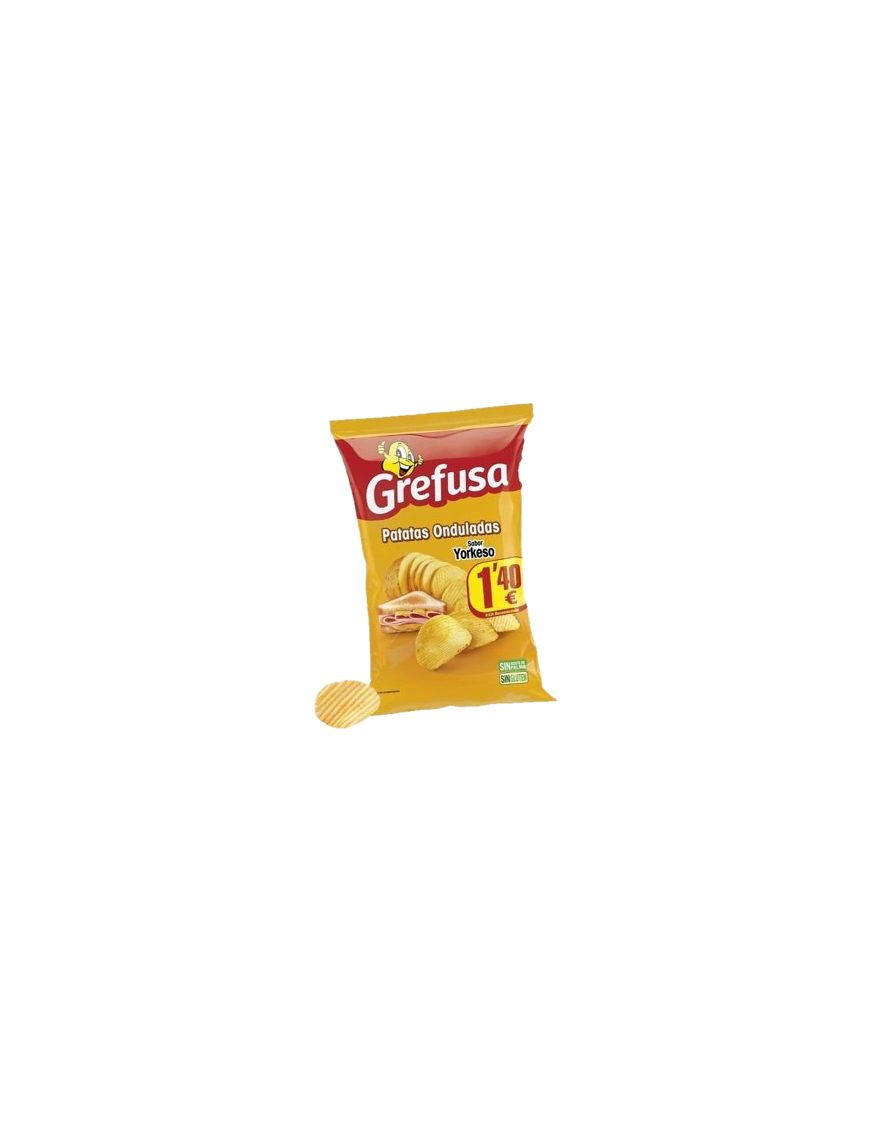 PATATAS FRITAS GREFUSA SABOR YORK QUESO B/120GR