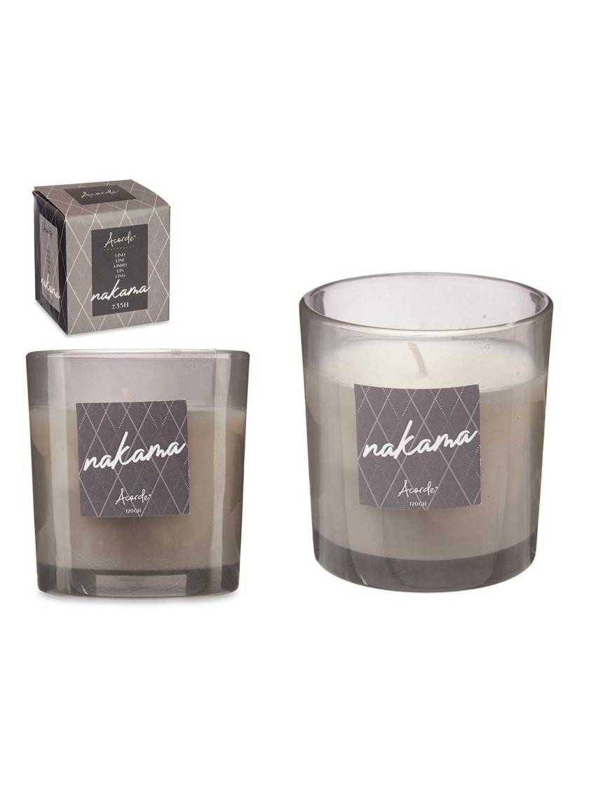 VELA AMBIENTADOR ACORDE VASO LINO X UD