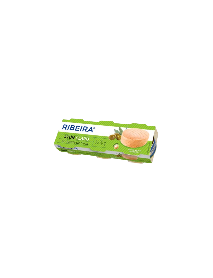ATUN RIBEIRA A/OLIVA 52 GR PACK-3 UD