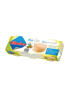 ATUN RIBEIRA CLARO A/OLIVA R/SAL 52 GR PACK-3 UD