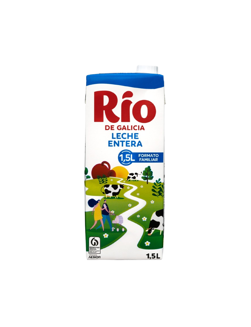 LECHE RIO CLASICA ENTERA BRICK 1,5 L