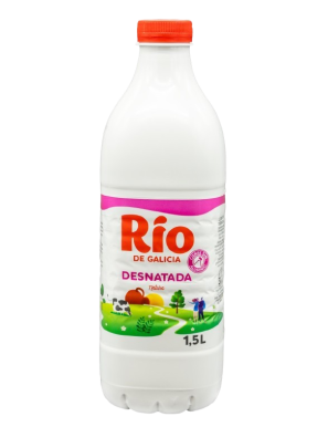 LECHE RIO BOTELLA CLASICA DESNATADA 1,5 L