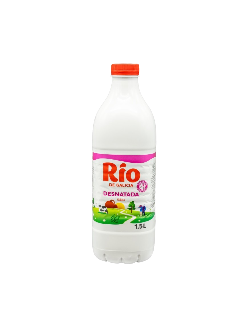 LECHE RIO BOTELLA CLASICA DESNATADA 1,5 L