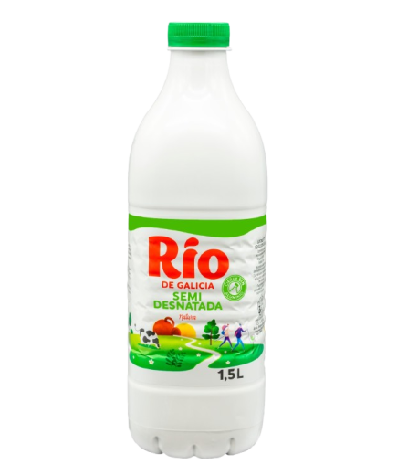 LECHE RIO BOTELLA SEMI-DESNATD. BOT/1.50.L.