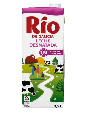 LECHE RIO CLASICA DESNATADA BRICK 1,5 L