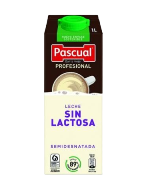 LECHE PASCUAL PROFESIONAL SIN LACTOSA/SEMI B/1L