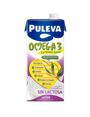 LECHE PULEVA OMEGA-3 SIN LACTOSA BRICK 1 L