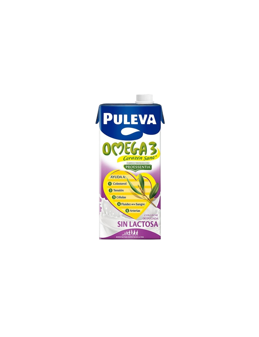 LECHE PULEVA OMEGA-3 SIN LACTOSA BRICK 1 L