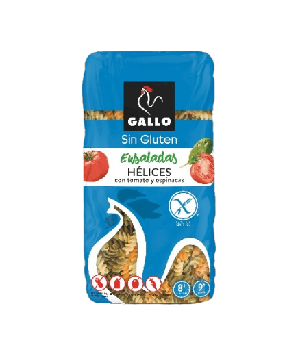 HELICES GALLO S/GLUTEN TRICOLOR ENSALADA B/450 GR