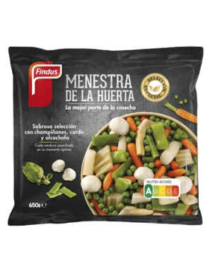 MENESTRA VERDURA DE LA HUERTA FINDUS CONG. B/650GR