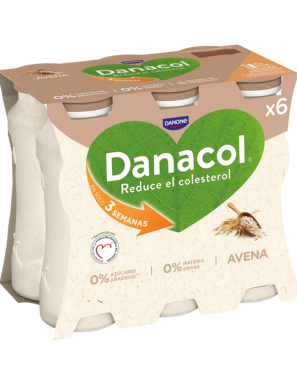 DANONE DANACOL AVENA PACK-6UD 600 GR