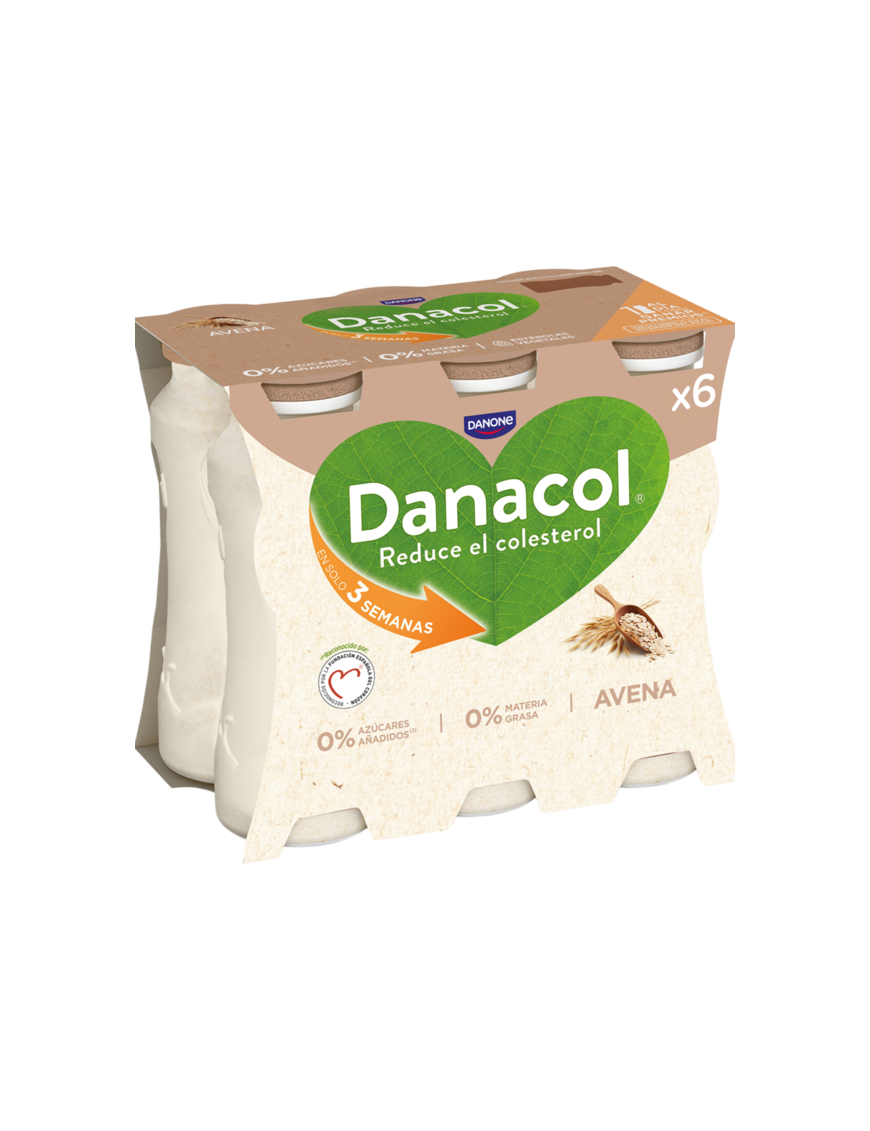 DANONE DANACOL AVENA PACK-6UD 600 GR